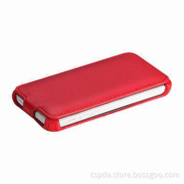 Flip Leather Mobile Phone Case for iPhone 5C, Easy to Access Ports and Buttons